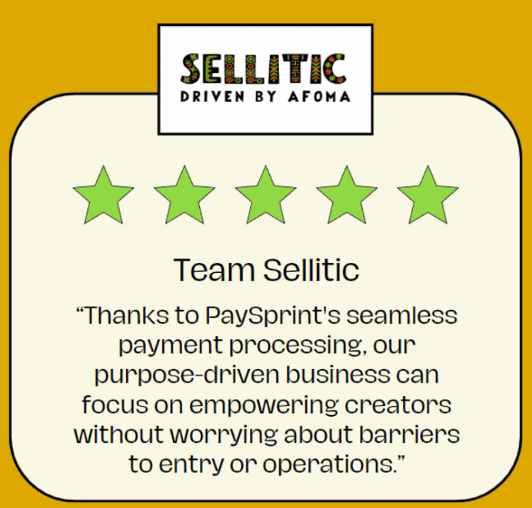 sellitic client review for paysprint
