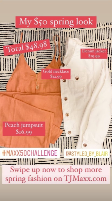 tj maxx instagram challenge story