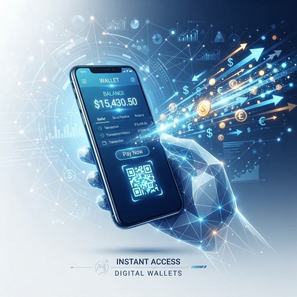 Unlock Instant Access to Your Funds with Digital Wallets and E-Wallets