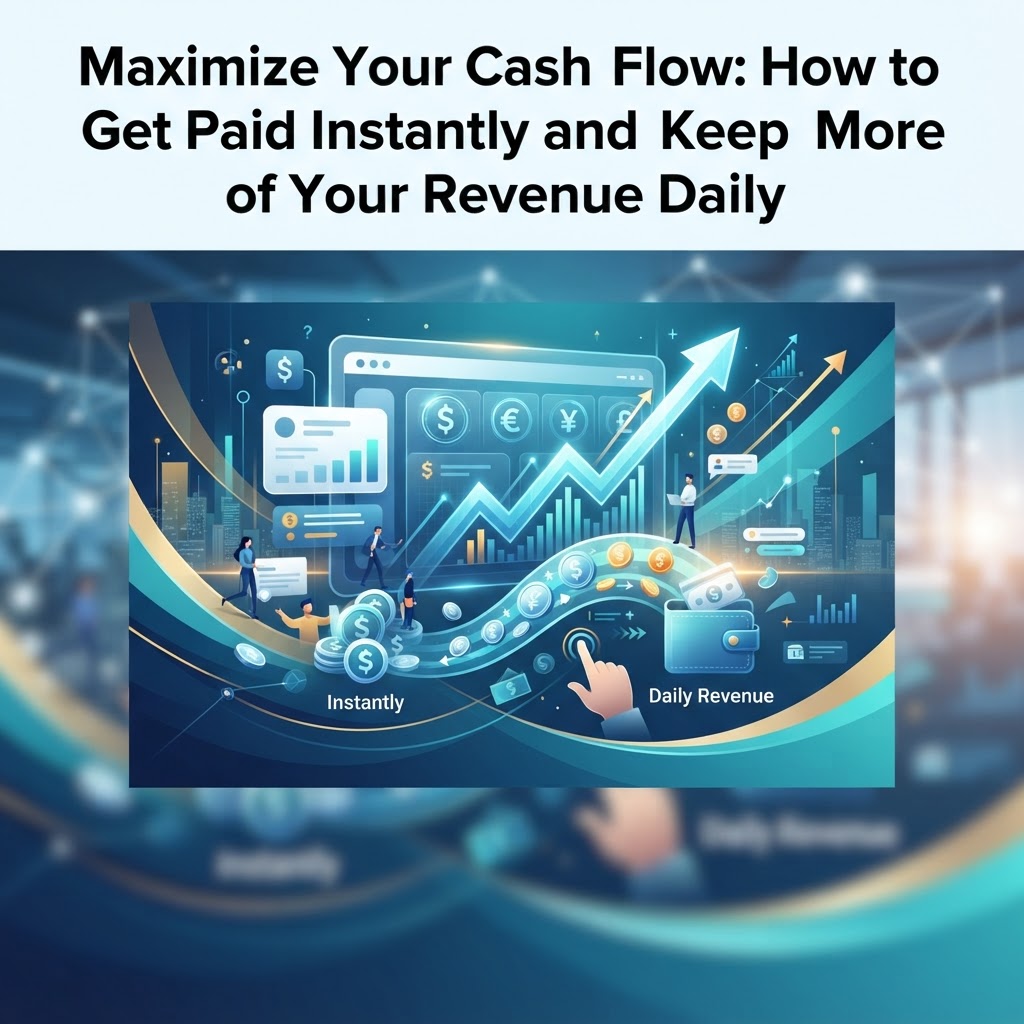 Maximize Your Cash Flow: How to Get Paid Instantly and Keep More of Your Revenue Daily