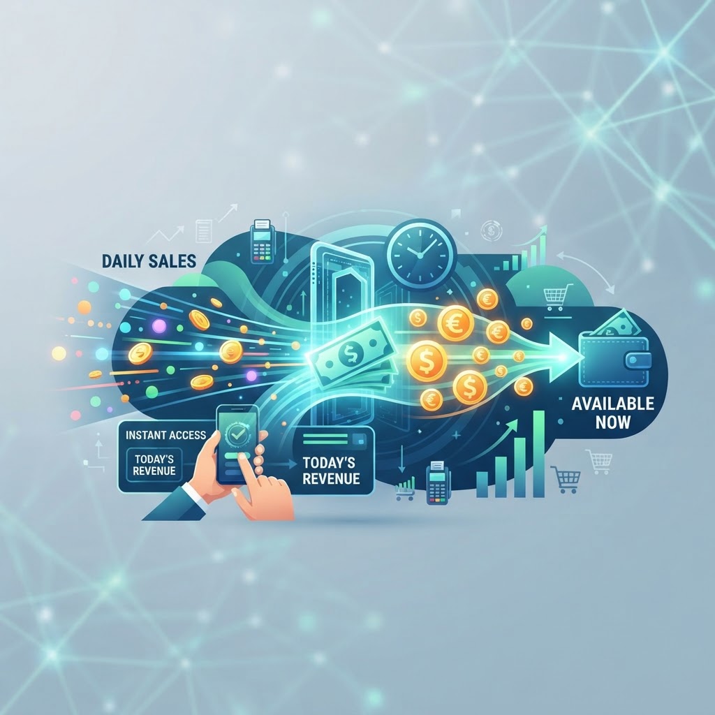 Get Paid Today: Access Your Daily Sales Revenue Instantly Instead of Waiting Days