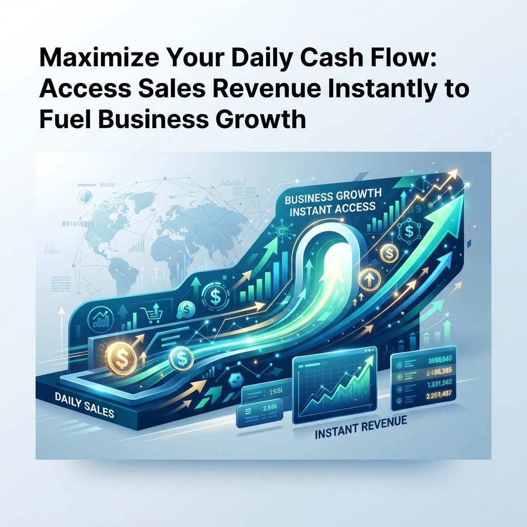 Maximize Your Daily Cash Flow: Access Sales Revenue Instantly to Fuel Business Growth
