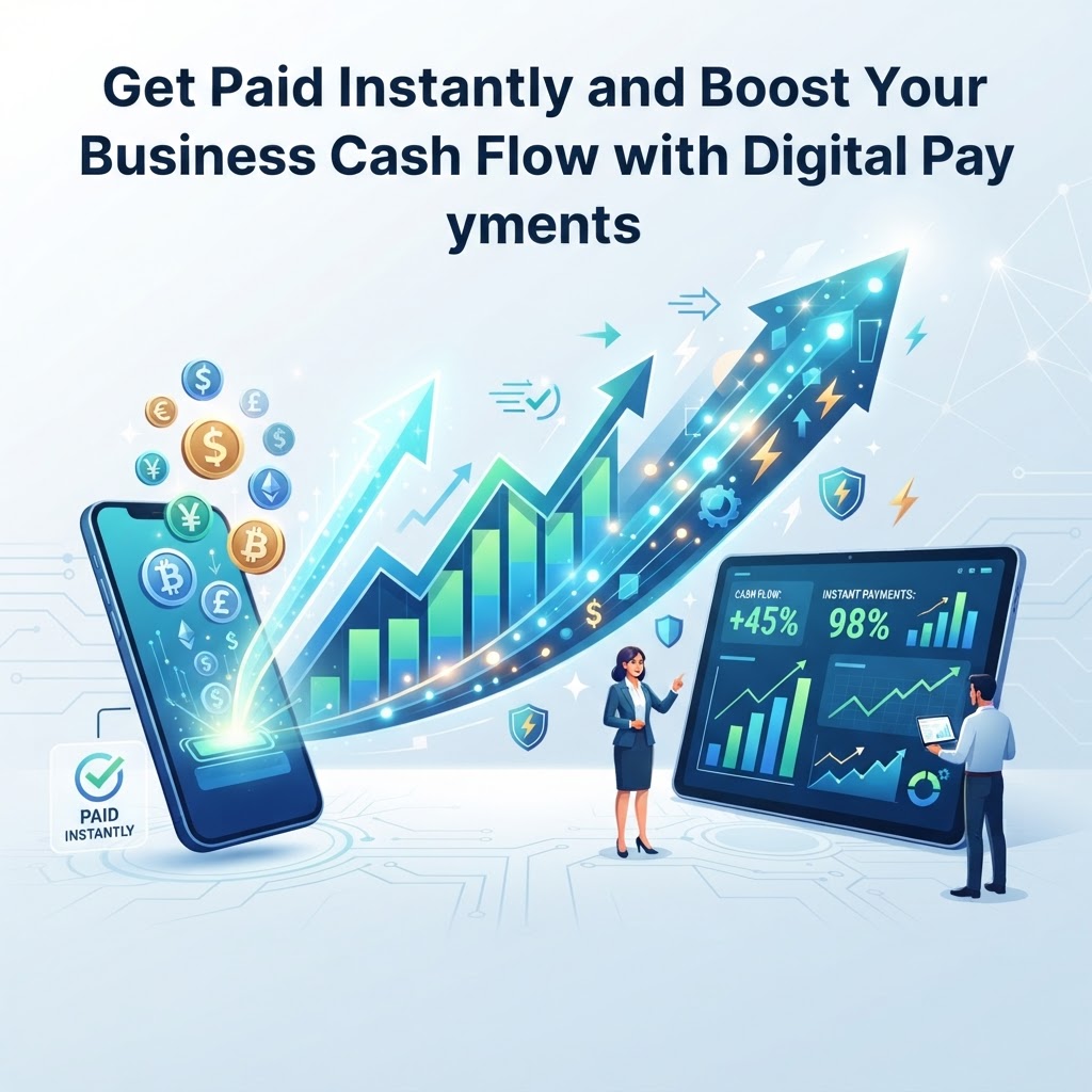 Get Paid Instantly and Boost Your Business Cash Flow with Digital Payments