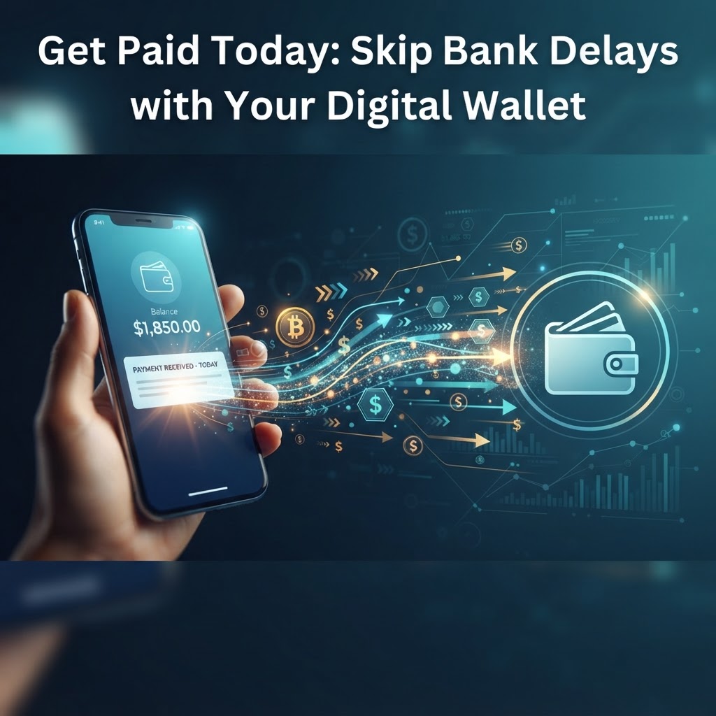 Get Paid Today: Skip Bank Delays with Your Digital Wallet