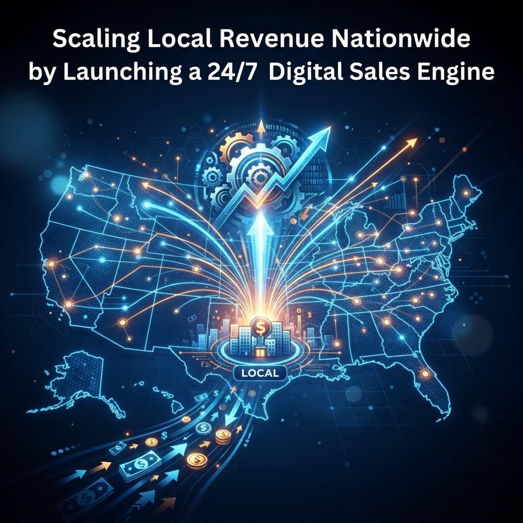 Scale Your Local Revenue Nationwide by Launching a 24/7 Digital Sales Engine