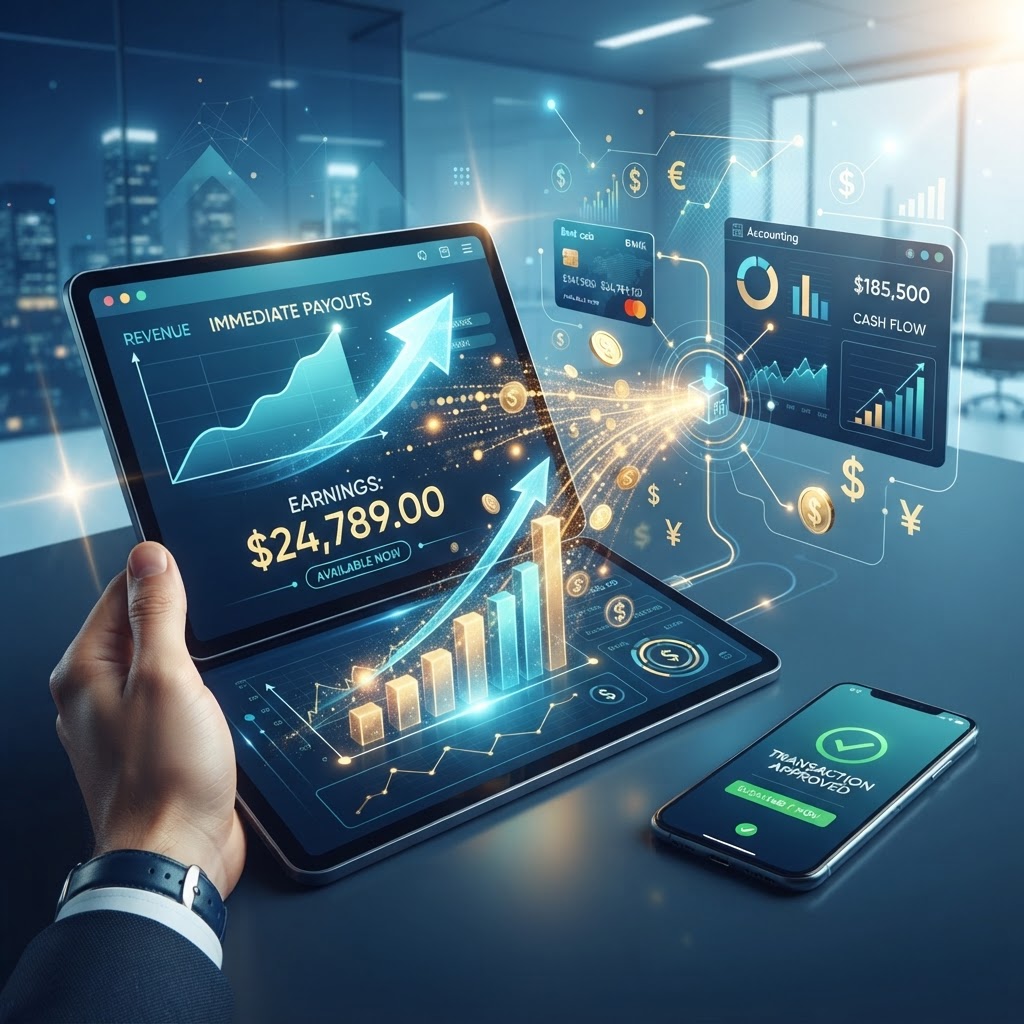 Access Your Earnings Immediately: Boost Your Business Cash Flow with Instant Payouts
