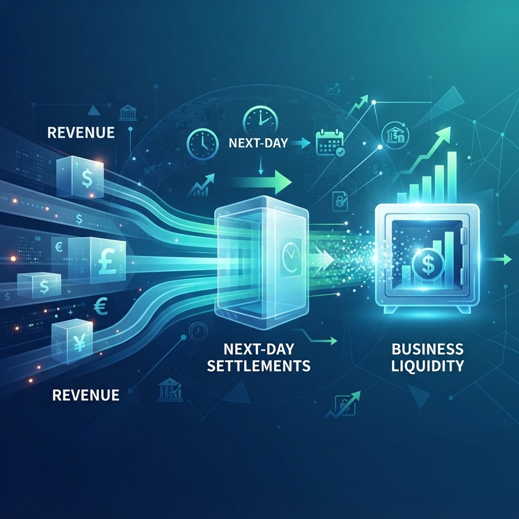 Boost Your Business Liquidity: Access Your Revenue with Next-Day Settlements