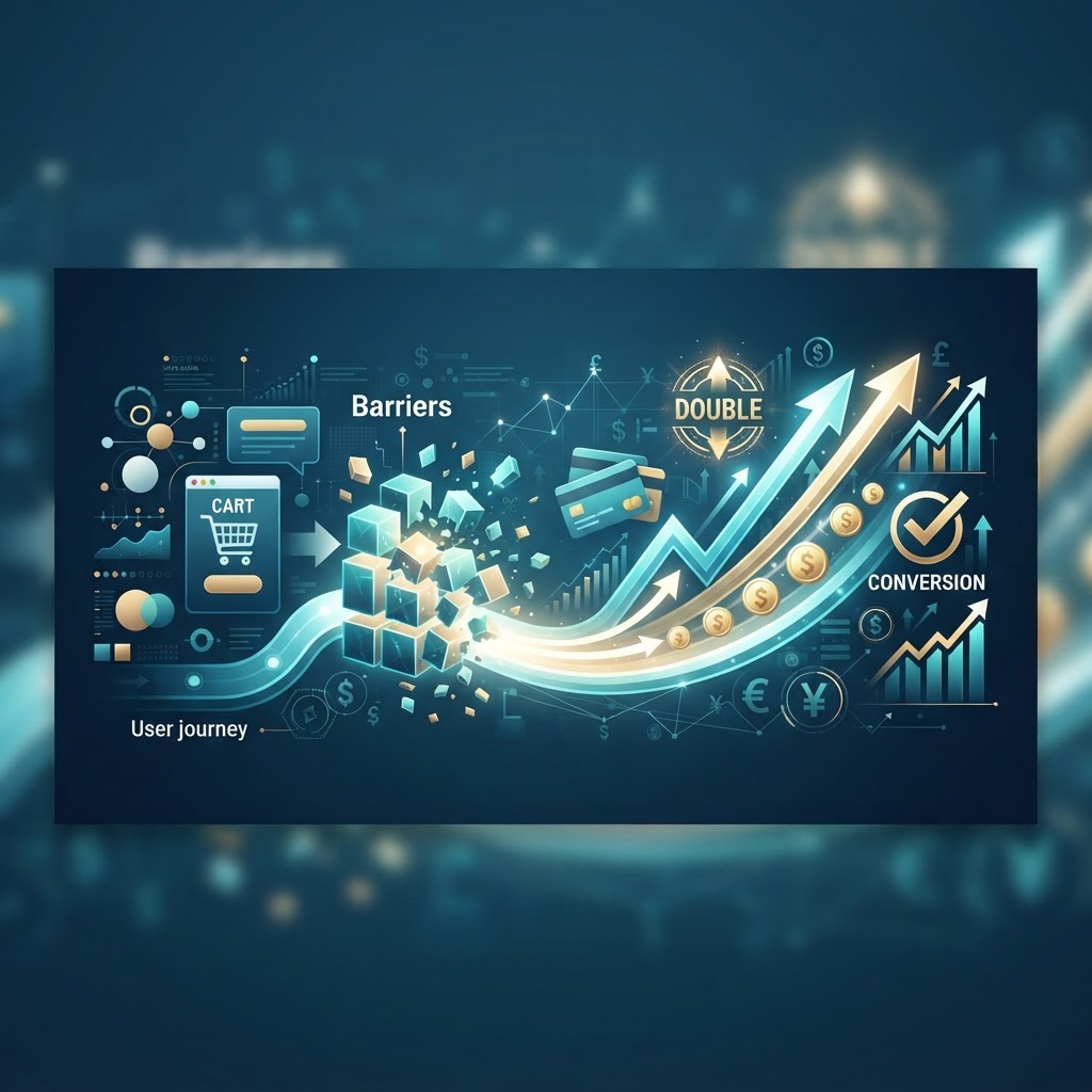 Double Your Conversion Rates by Removing Every Barrier in Your Checkout Process