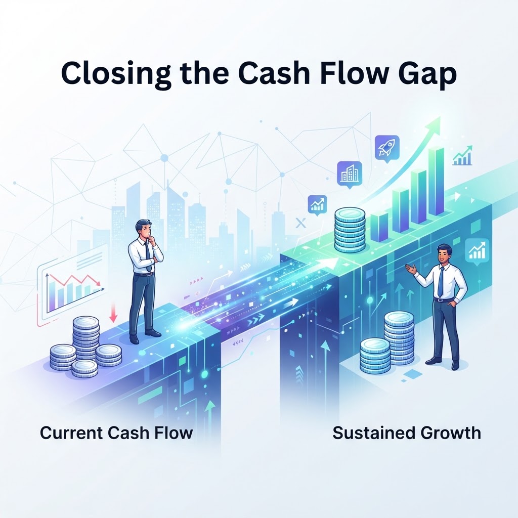 Unlock Sustained Business Growth by Closing Your Cash Flow Gap Today