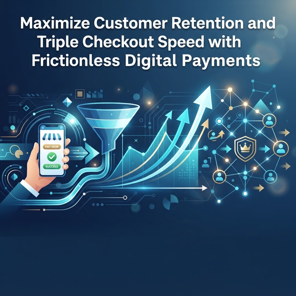Maximize Customer Retention and Triple Checkout Speed with Frictionless Digital Payments
