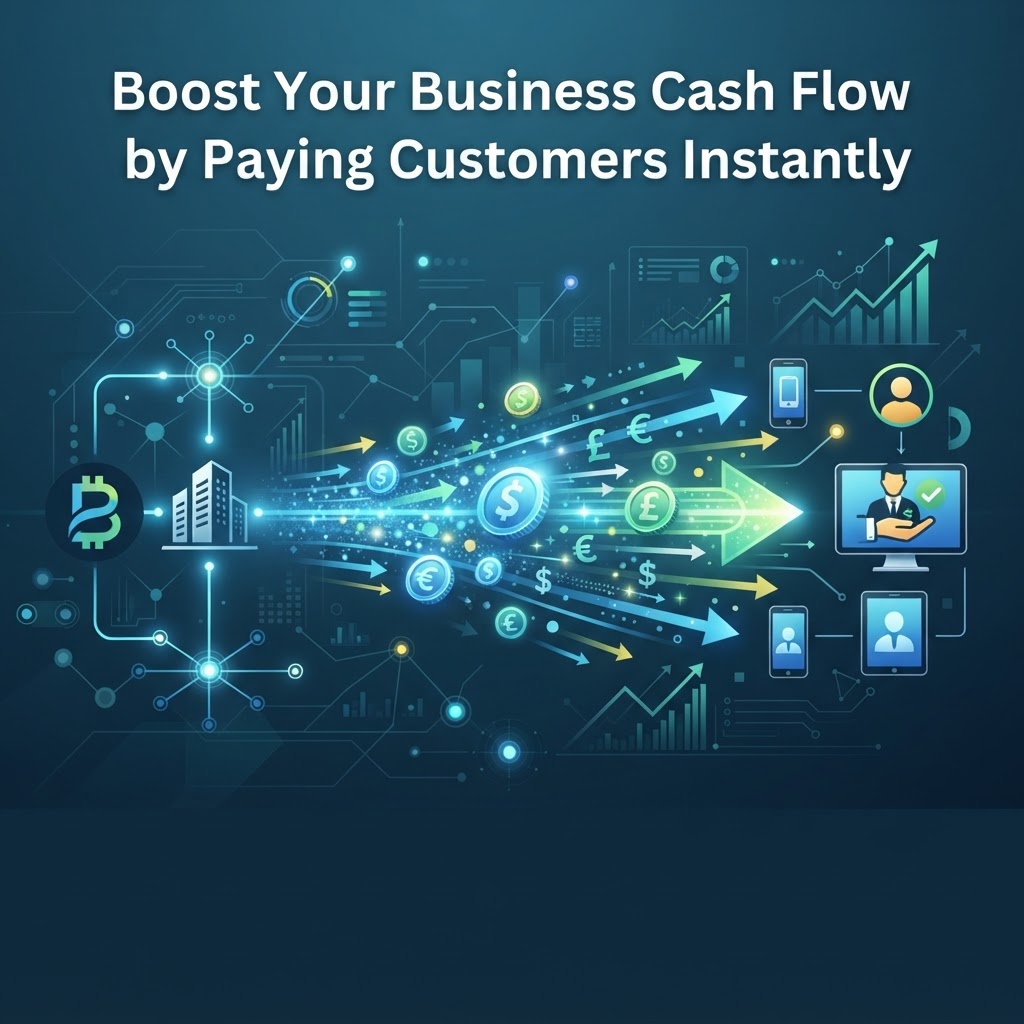 Boost Your Business Cash Flow by Paying Customers Instantly
